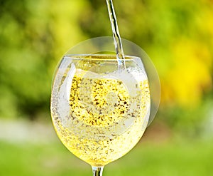 Sparkling white wine