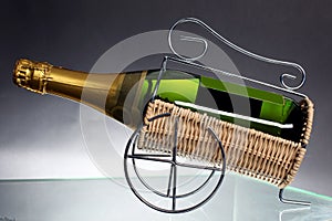 Sparkling White Wine Bottle