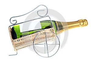 Sparkling White Wine Bottle