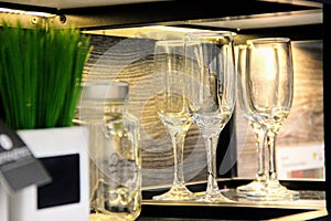 Sparkling wine glasses