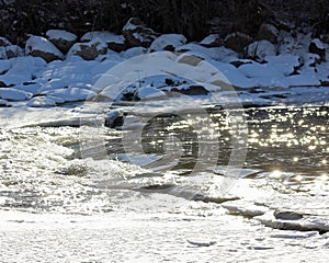 Sparkling Winter River