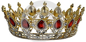 Sparkly Jewels in a Golden Crown