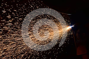 Sparks from Welding