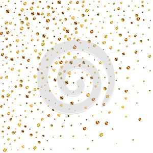 Sparse gold confetti luxury sparkling confetti. Sc