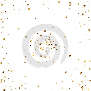 Sparse gold confetti luxury sparkling confetti. Sc