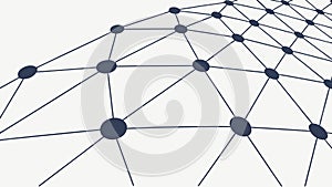 Sparse Network Grid Pattern Vector, Digital Connection, vector design Generative AI