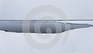 Sparse winter landscape