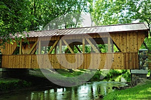 Sparta, Wisconsin Covered Bridge - Side View