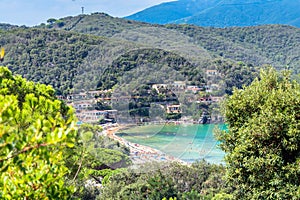 Spartaia beach in Elba island, Italy