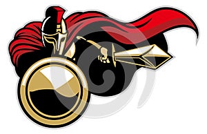 Spartan army mascot photo
