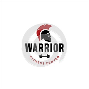 Spartan Fitness Logo Design . Gym SpartanLogo Vector . Fitness Logo . Bodybuilding Logo design inspiration . Ironclad Logo . warri