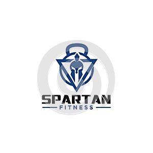 Spartan Fitness Logo Design . Gym SpartanLogo Vector . Fitness Logo . Bodybuilding Logo design inspiration . Ironclad Logo . warri