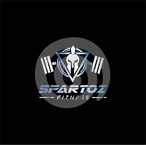 Spartan Fitness Logo Design . Gym SpartanLogo Vector . Fitness Logo . Bodybuilding Logo design inspiration . Ironclad Logo . warri