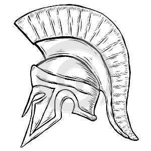 Spartan helmet greek
