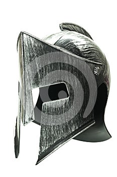 Spartan helmet isolated on white background 1