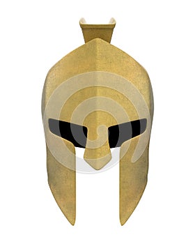 Spartan Helmet Isolated