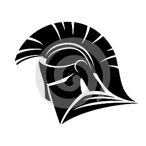 Spartan helmet sign.