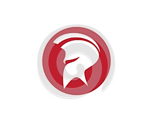 Spartan helmet vector icon illustration