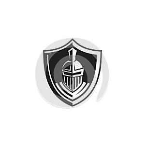 Spartan Logo with shield symbol