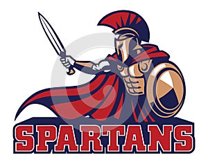 Spartan mascot photo