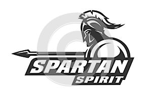 Spartan spirit. Symbol, logo. photo