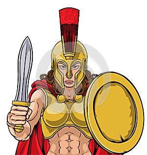 Spartan Trojan Female Warrior Gladiator Woman