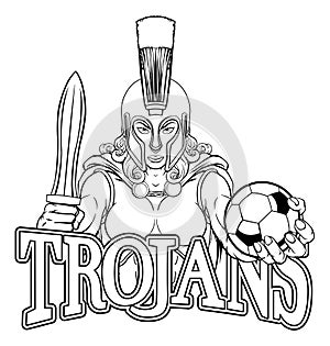 Spartan Trojan Gladiator Soccer Warrior Woman