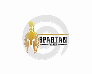 Spartan Warrior logo design concept, sport logo vector template
