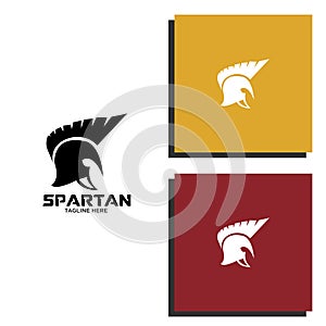 Spartan warrior symbol shield and helmet, coat of arms. Spartan helmet logo, vector illustration of spartan shield and helmet,