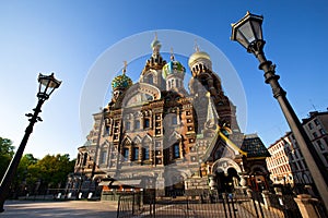 Spas-na-krovi cathedral in St.Petersburg photo