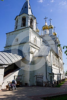 SPAS-ZAGORJE, RUSSIA - MAY 2017: Church of the Transfiguration