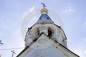 SPAS-ZAGORJE, RUSSIA - MAY 2017: Church of the Transfiguration