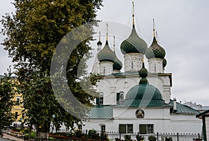 Spasa-on-City Church in Yaroslavl. beautiful old buildings. religion and belief photo