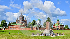 Spaso-Borodinsky Monastery buildings in Borodino village