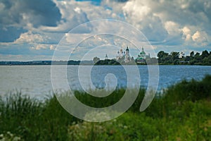 Spaso-Yakovlevsky Monastery on the lake Nero photo