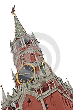 The Spasskaya (Savior) tower, Moscow, Russia photo