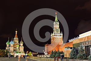 Spasskaya tower of Kremlin