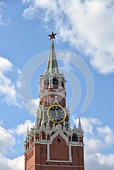 Spasskaya tower of the Moscow Kremlin