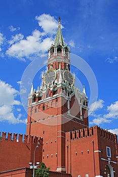 Spasskaya tower of Moscow Kremlin