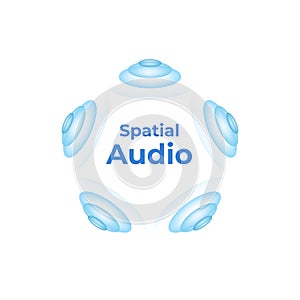 Spatial audio symbol. Spatial audio with dynamic head tracking brings the movie theater experience
