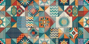 SpatiallyAware Visualizations GeoReferenced Designs Integrating Complex Patterns with a Harmonious Color Palette for a photo