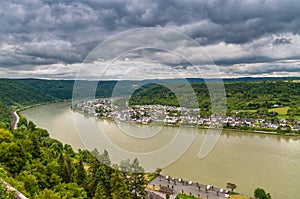 Spay at the Rhine River, Germany