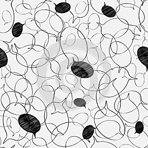 Speak bubbles background