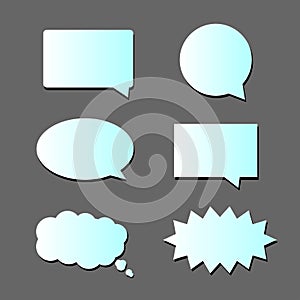 Speak bubbles design