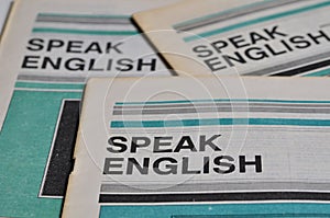 Speak english. Language manuals photo