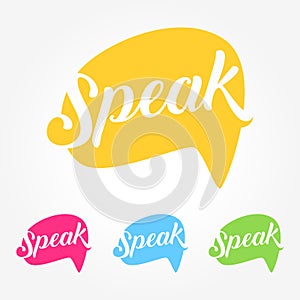 Speak Social Media Business Symbol