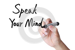 Speak Your Mind photo