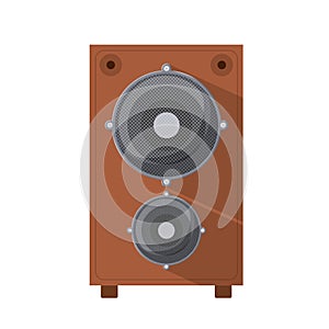 Speaker box isolated icon design