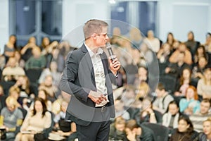 Speaker at Business convention