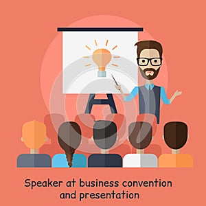 Speaker at Business Convention and Presentation